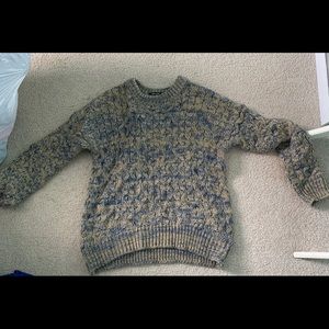 Cable knit sweater
